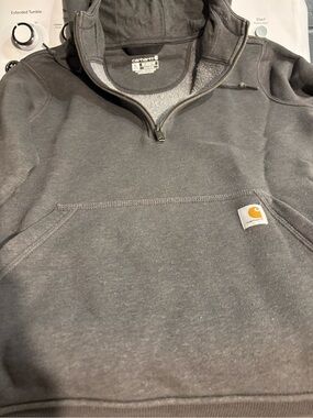 Carhartt 1 Grey 1 Salmon color Relaxed Fit 3/4 Zip Hoodie- XL